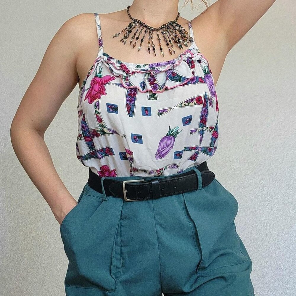 Vintage Floral Top
